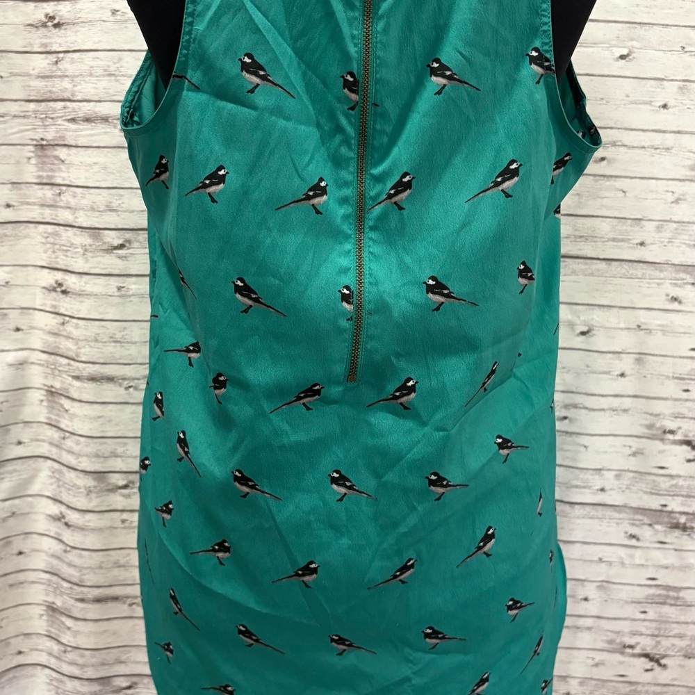 Banana Republic Teal Bird Pattern Tank Top - Picture 2 of 3